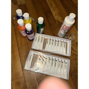 Crafters Paint Finger paint Acrylic Mod Podge